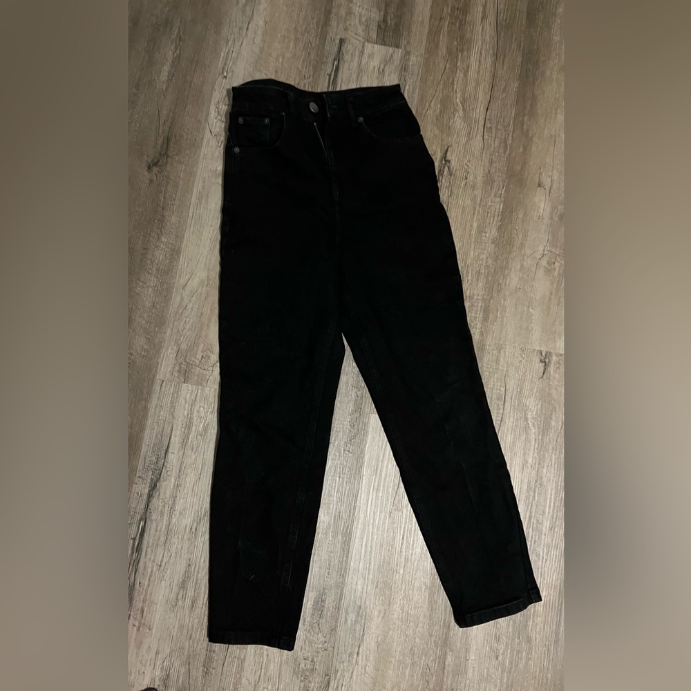 ASOS Black Straight Leg Jeans